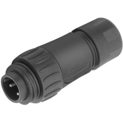Amphenol C016 10H006 010 12 Cosse cylindrique mâle mâle, droit Nombre total de pôles: 6 + PE Série ( (1/5)