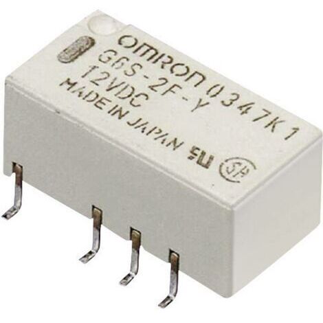 Omron G6S-2F 5 VDC Relais pour circuits imprimés 5 V/DC 2 A 2 inverseurs (RT) 1 pc(s) S72613 (1/5)