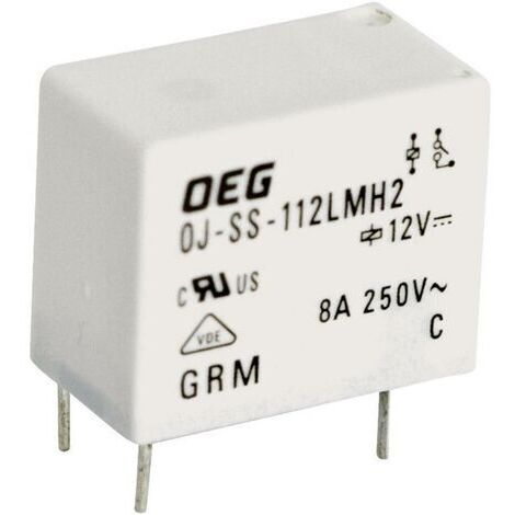 TE Connectivity OJ-SS-112LMH2,005 Relais pour circuits imprimés 12 V/DC 8 A 1 NO (T) 1 pc(s) S71176 (1/5)
