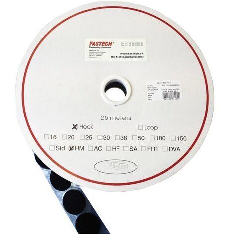 FASTECH® T01020999903C1 Pastille ronde auto-agrippante hotmelt à coller partie crochets (Ø) 20 mm noir 1 pc(s) S20877 (1/3)