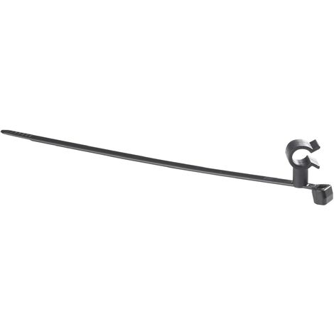 HellermannTyton 155-31202 T50SVC5-PA66HS-BK Serre-câble 4.70 mm noir avec fixation sur bords, avec s (1/3)