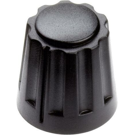 Tête de bouton rotatif Mentor 4331.6000 noir (Ø x H) 14.5 mm x 14 mm 1 pc(s) S31218 (1/3)