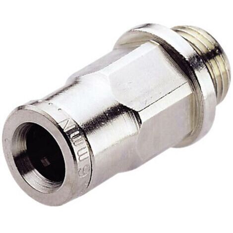 IMI NORGREN Raccord droit 102250828 Filetage extérieur: 1/4 Ø de tuyau: 8 mm 1 pc(s) (1/2)