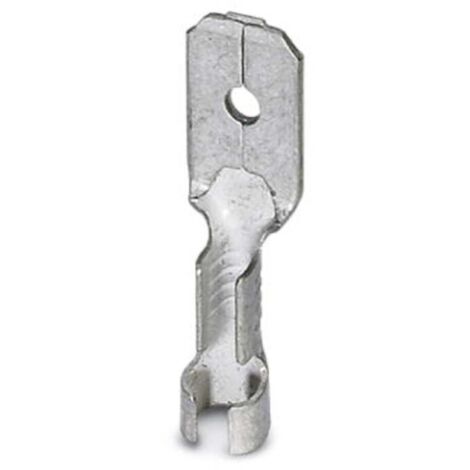 Cosse à languette mâle 6.3 x 0.8 mm Phoenix Contact C-SCM 2,5/6,3X0,8 3240162 180 ° non isolé métal (1/2)