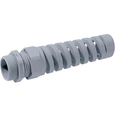 Presse-étoupe LAPP SKINTOP® BS-M 12 x 1.5 53111800 avec spirale de protection anti courbure M12 Polyamide gris clair (RAL 7035) 1 pc(s) X77034 (1/5)