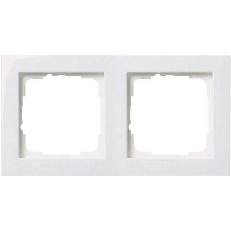 GIRA x2 Cadre E2, Standard 55 blanc pur 0212 29 1 pc(s) X99071