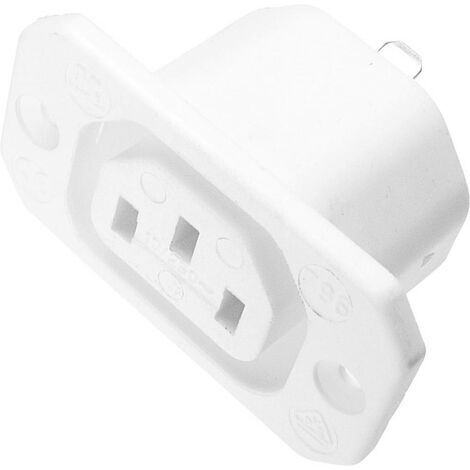 Connectique pour appareils réfrigérants série (connecteur réseau) 796 Kaiser 796/ws-WH embase femelle, verticale Nombre total de pôles: 2 + PE 10 X95192 (1/5)