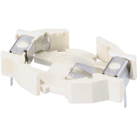 Support de pile bouton CR 1225 Renata 701105 horizontal, montage THT (1/2)