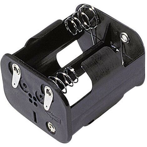 Support de pile 4x LR14 (C) MPD BH22CL raccordement à souder (L x l x H) 61 x 54 x 40 mm 1 pc(s) X37431