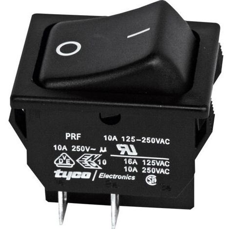 TE Connectivity 1634201-2 Interrupteur à bascule 1634201-2 250 V/AC 10 A 2 x Off/On à accrochage 1 pc(s) D79846 (1/3)