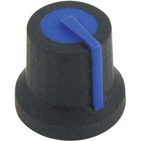 Tête de bouton rotatif Cliff CL170827BR noir, bleu (Ø x H) 16.8 mm x 14.5 mm 1 pc(s) D71885 (1/4)