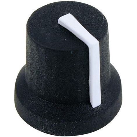 Tête de bouton rotatif Cliff CL170841CR noir, blanc (Ø x H) 16.8 mm x 14.5 mm 1 pc(s) D71848 (1/4)