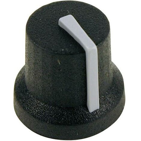 Tête de bouton rotatif Cliff CL170844CR noir, gris (Ø x H) 16.8 mm x 14.5 mm 1 pc(s) D71452 (1/4)