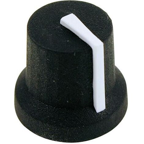 Tête de bouton rotatif Cliff CL170849BR noir, blanc (Ø x H) 16.8 mm x 14.5 mm 1 pc(s) D71465 (1/4)
