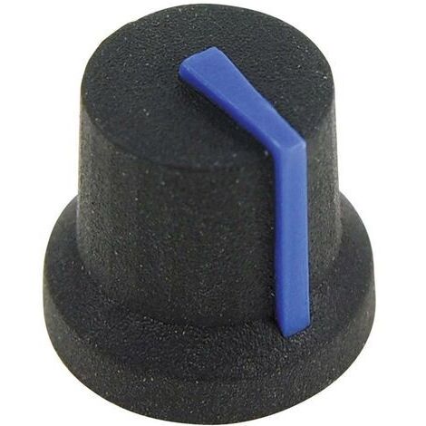 Tête de bouton rotatif Cliff CL170851BR noir, bleu (Ø x H) 16.8 mm x 14.5 mm 1 pc(s) D71697 (1/4)