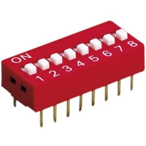 Interrupteur DIP Diptronics DS-10-V Nombre de pôles 10 standard 1 pc(s) D71691 (1/3)