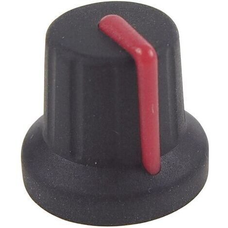 Tête de bouton rotatif Cliff FC72602S noir, rouge (Ø x H) 16 mm x 15.1 mm 1 pc(s) D78472 (1/4)