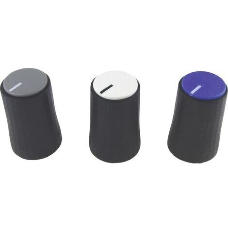 Tête de bouton rotatif Cliff CL178812 noir (Ø x H) 12 mm x 17 mm 1 pc(s) D74083 (1/4)