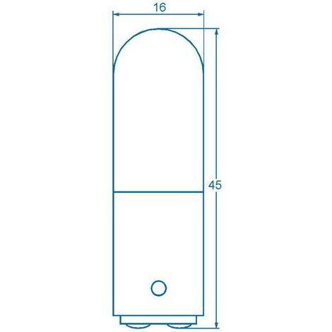 Barthelme 00100029 Petite ampoule tubulaire 220 V, 260 V 6 W, 10 W BA15d clair 1 pc(s) D57780 (1/3)