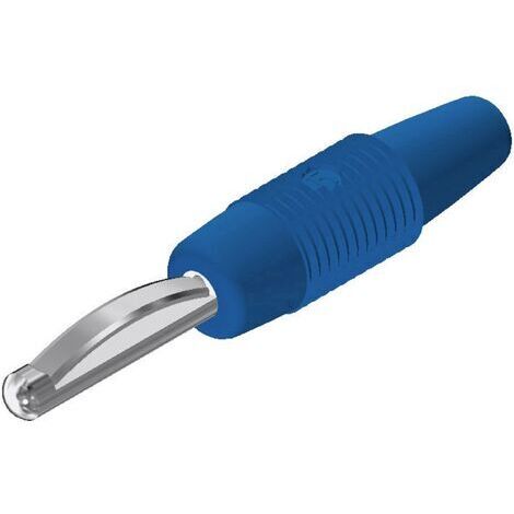 Fiche banane mâle Ø de la broche: 4 mm SKS Hirschmann VON 20 930046102 bleu 1 pc(s) D27808 (1/4)