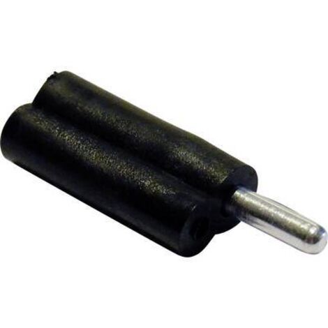 Schnepp F 2020 Fiche banane mâle, droit Ø de la broche: 2 mm noir 1 pc(s) D29558 (1/2)