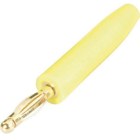 Schnepp FK 2000 Fiche banane mâle, droit Ø de la broche: 2 mm jaune 1 pc(s) D29224 (1/3)