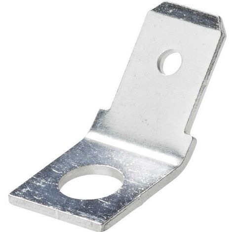 Languette 6.3 x 0.8 mm Vogt Verbindungstechnik 3861.67 45 ° non isolé métal 1 pc(s) D29049 (1/5)