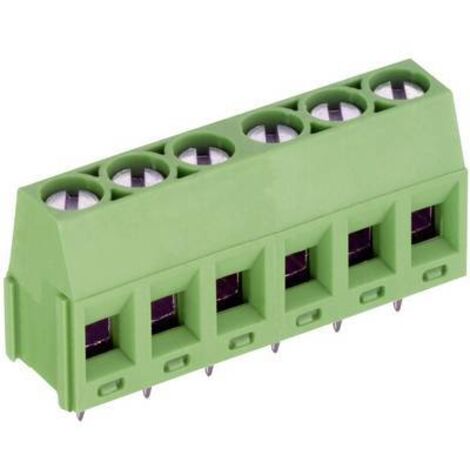 Bornier à vis PTR Hartmann AKZ350/5-5.08-V 50350050001F 1.50 mm² Nombre de pôles 5 vert 1 pc(s) D25912 (1/2)