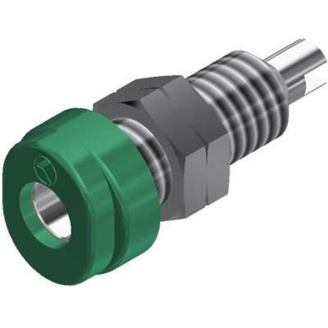 Douille banane Ø de la broche: 4 mm SKS Hirschmann BUG 10 930175104 vert 1 pc(s) D21970 (1/2)