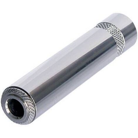Jack 6.35 mm femelle, droit Rean AV NYS2202P Nombre de pôles: 2 mono argent 1 pc(s) D21516 (1/2)