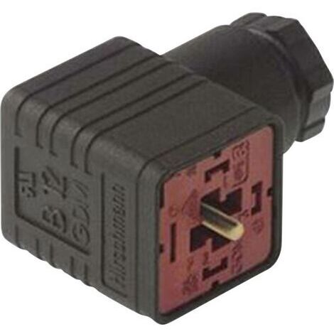 Connecteur rectangulaire série GDM Hirschmann GDM 3011 J 932 109-100-1 noir Pôle:3 + PE 1 pc(s) D23999 (1/5)