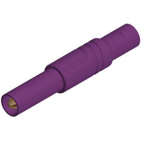 FICHE BANANE MÂLE DE SÉCURITÉ Ø DE LA BROCHE: 4 MM SKS HIRSCHMANN LAS S G 934097109 VIOLET 1 PC(S) (1/2)