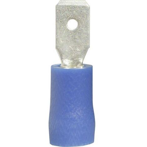 Cosse à languette mâle 4.8 x 0.5 mm Vogt Verbindungstechnik 393405S 180 ° partiellement isolé bleu 1 pc(s) D28481 (1/4)