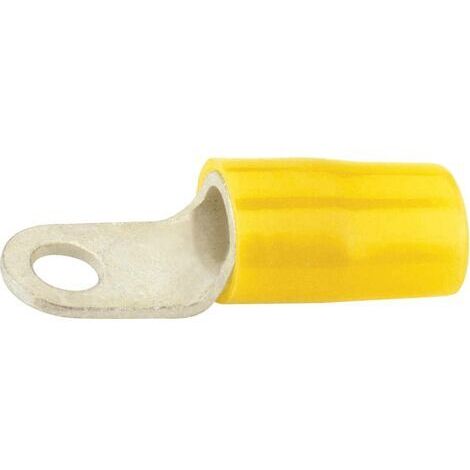 Vogt Verbindungstechnik 3661A Cosse à oeillet Section max.=6 mm² Ø du trou=6.5 mm partiellement isolé jaune 1 pc(s) D24958 (1/4)
