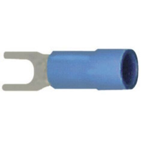 Vogt Verbindungstechnik 3630C Cosse à fourche 1.50 mm² 2.50 mm² Ø du trou=4.3 mm partiellement isolé bleu 1 pc(s) D24550 (1/3)