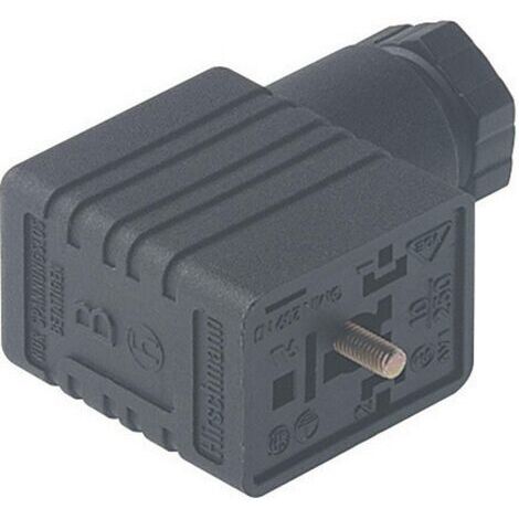 Prise femelle confectionnable librement Hirschmann GMN 216 NJ 934 457-100-1 noir Pôle:2 + PE 1 pc(s) D24269 (1/4)