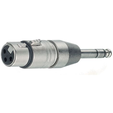 Adaptateur XLR Neutrik NA3FP XLR femelle - Jack mâle 6.35 mm stéréo 1 pc(s) D24404 (1/3)