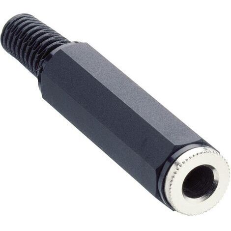 Jack 6.35 mm femelle, droit Lumberg KLK 3 Nombre de pôles: 3 stéréo noir 1 pc(s) D26481 (1/3)