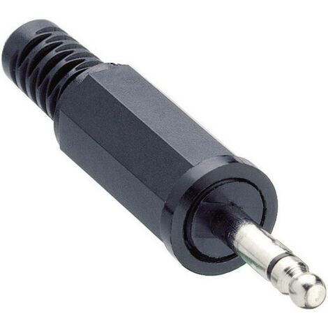 Jack 2.5 mm mâle, droit Lumberg KLS 1 Nombre de pôles: 2 mono noir 1 pc(s) D26691 (1/3)
