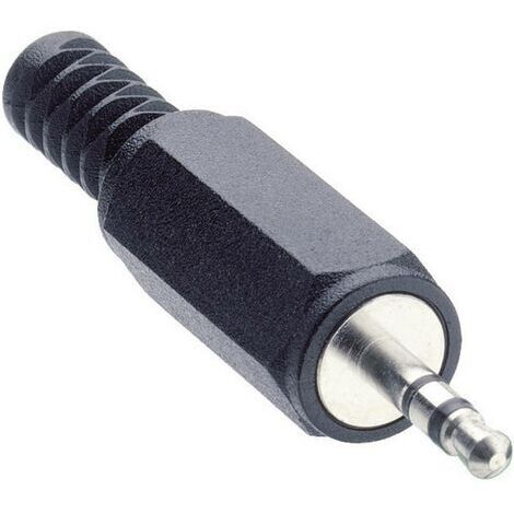 Jack 2.5 mm mâle, droit Lumberg KLS 13 Nombre de pôles: 3 stéréo noir 1 pc(s) D26615 (1/3)