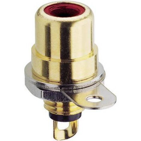 Cinch/RCA embase femelle, verticale Lumberg BTO 1 V-RD Nombre de pôles: 2 rouge 1 pc(s) D26022 (1/2)