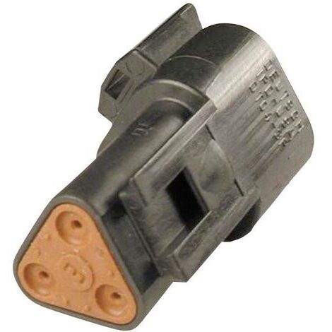 TE Connectivity DT 04-3P-CE02 Cosse cylindrique mâle mâle, droit Nombre total de pôles: 3 Série (connecteur rond): DT 1 pc(s) D20864 (1/4)