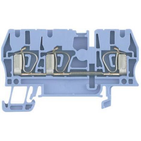 Bloc de jonction de passage Weidmüller ZDU 4/3AN BL 7904190000-1 bleu 1 pc(s) D19993 (1/2)