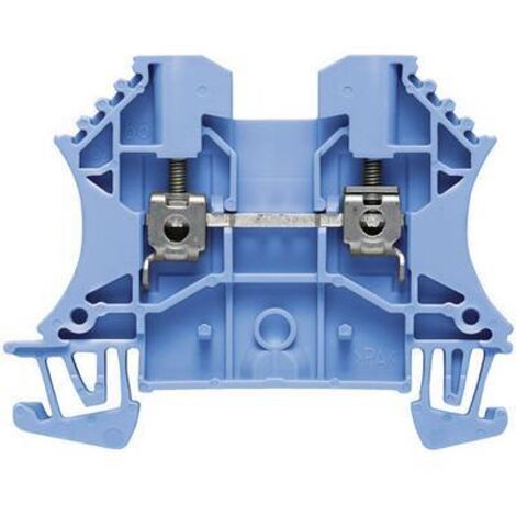 Bloc de jonction de passage Weidmüller WDU 16N BL 1036180000-1 bleu 1 pc(s) D15290 (1/2)