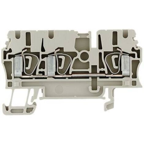 Bloc de jonction de passage Weidmüller ZDU 2.5/3AN 1608540000-1 beige foncé 1 pc(s) D15424 (1/2)