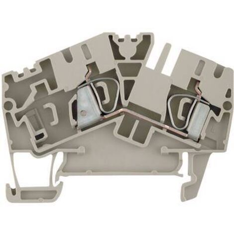 Bloc de jonction de passage Weidmüller ZDU 2.5-2 1772060000-1 beige foncé 1 pc(s) D11866 (1/2)