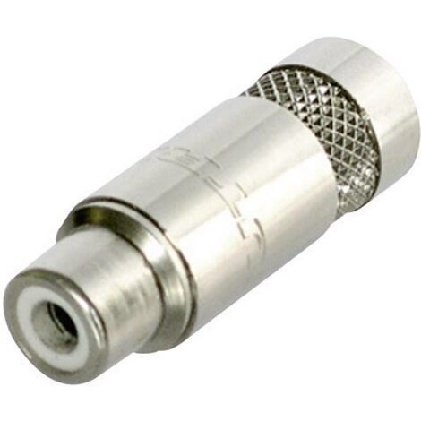 Cinch/RCA femelle, droit Rean AV NYS372-P Nombre de pôles: 2 argent 1 pc(s) D18453 (1/4)