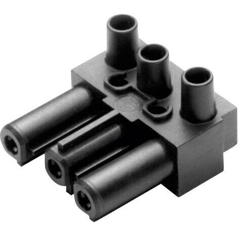 Connecteur d'alimentation série (connecteur réseau) AC Adels-Contact AC 166 GBU/ 3 165063 femelle, coudé Nombre total de pôles: 2 + PE 16 A noir 1 D10711 (1/5)