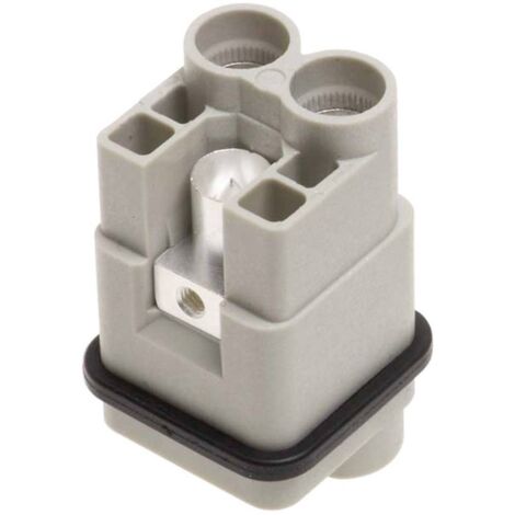 HARTING 09120022651 Insert mâle Han® Q 2 + PE connexion à vis axiale 1 pc(s) (1/3)