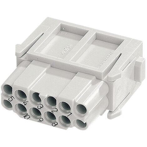 HARTING 09140123101 Insert femelle Han® DD-Modul 12 + PE à sertir 1 pc(s) D10532 (1/5)
